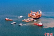 梦见黑鸡中国渤海最大油气平台完成浮托安装