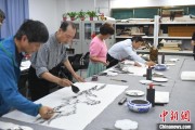 梦见黑鸡两岸艺术家在安徽“共绘一幅画”